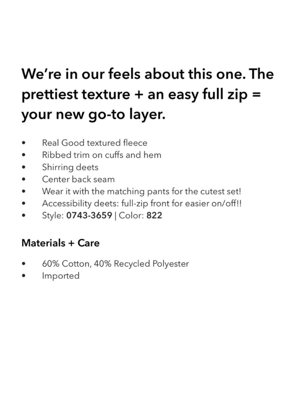 Aerie | Soft Life | Full Zip| Hoodie - Picture 2 of 14